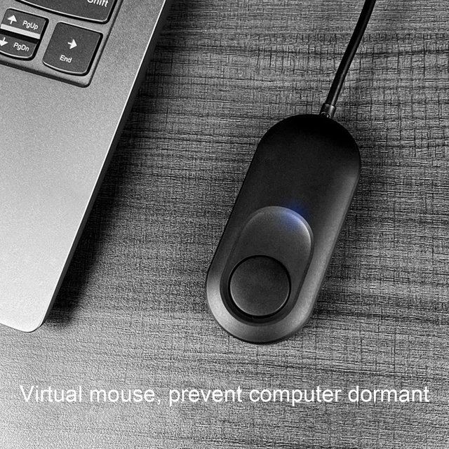 Seenda Mouse Jiggler USB Shaker senza driver Simulatore meccanico non rilevabile per mouse Smart mantiene il computer/PC/laptop sveglio  7