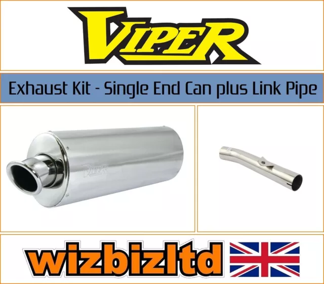 Honda CBR 600 F 1991-1998 [Viper Race Use Exhaust Kit] [Stubby Oval Single Can]