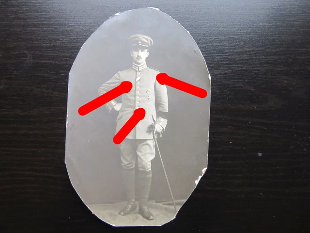 Foto Portrait Offizier Mecklenburgisches Jäger-Bataillon Nr. 14 Mecklenburg