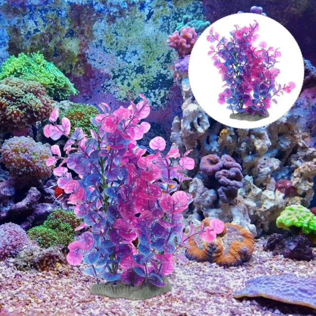 Aménagement Paysager D'aquarium Artificiel Plantes Artificielles Ornement