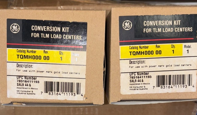 GE, TQMH000, CONVERSION Kit For Tlm Load Center, Lot Of 2, New! $27.63 ...