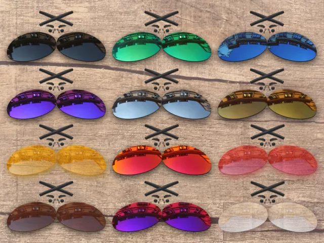 Vonxyz Polarized Replacement Lenses&Rubber Kit for-Oakley Romeo 1-Options