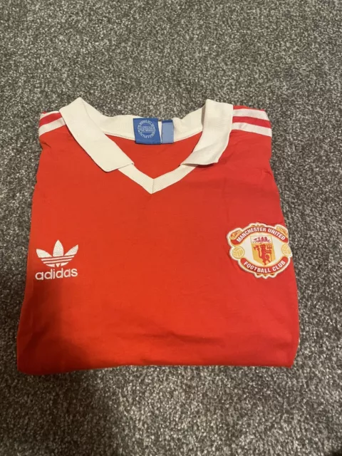 adidas Manchester United MUFC 1980-1982 Remake Trikot - groß