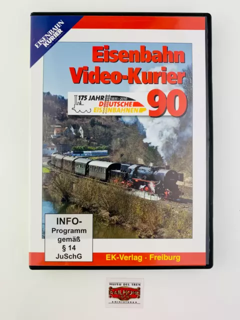 EISENBAHN KURIER DVD 8090/90 - 175 Ans DB 1835-2010 - 58 Min - Neuf