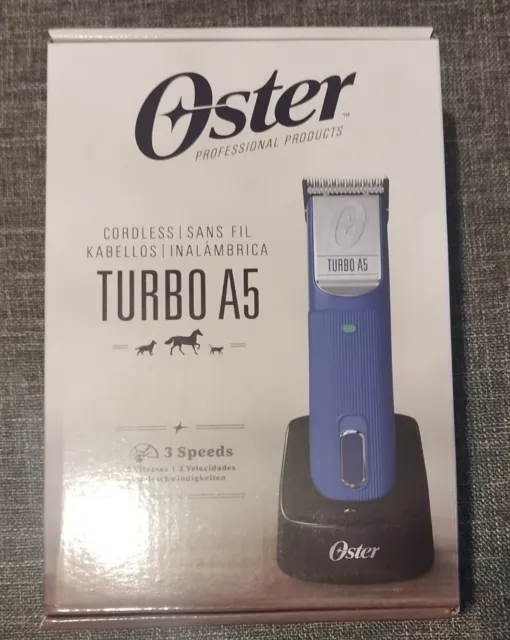 Oster Turbo A5 - Tondeuse pour Animaux sans Fil - NEUVE