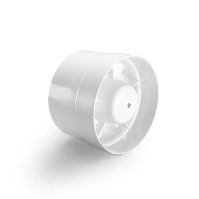 1 Set 5/6 Inch Inline Duct Fan Waterproof Direct Exhaust Ventilation Silent