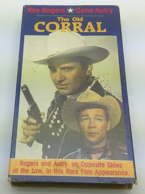 THE OLD CORRAL Roy Rogers 1989 VINTAGE VHS Tape GOOD CONDITION $3.00 ...