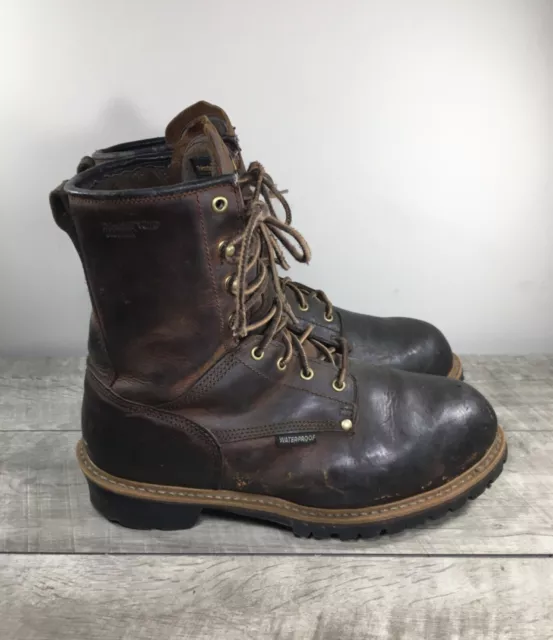 CAROLINA CA7821 STEEL Toe Leather Metguard Logger Waterproof Mens Boots ...