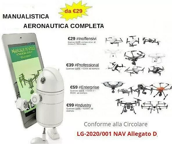 Kit Completo Manuali Drone Uso Professionale Enac  # Sapr Inoffensivi