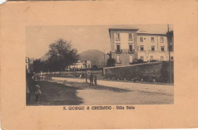23-24145 - Napoli Giorgio Cremano - Villa Sirio Viaggiata 1909 Fb Asportato