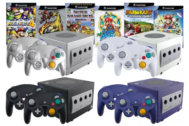 Nintendo GameCube Konsole + 1 2 3 4 Controller 🎮✅ & Spiel-Wahl - TOP Zustand 2