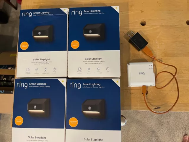 Ring Solar-Powered Outdoor Motion-Sensor Security Light - Black