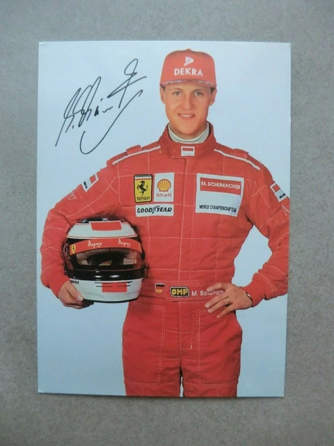 MICHAEL SCHUMACHER AUTOGRAMM KARTE DEKRA ca. 1995 EUR 10,00 - PicClick DE