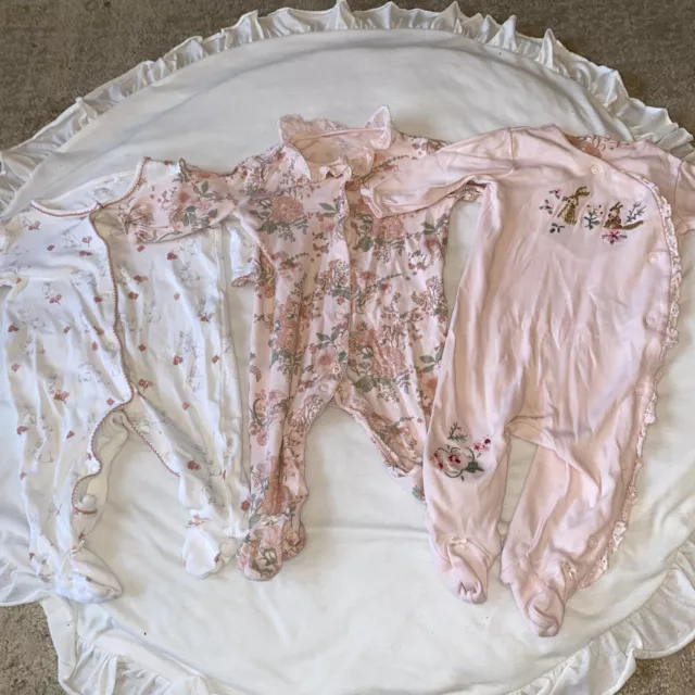Tute da sonno bambina Next 3-6 mesi pacchetto rosa