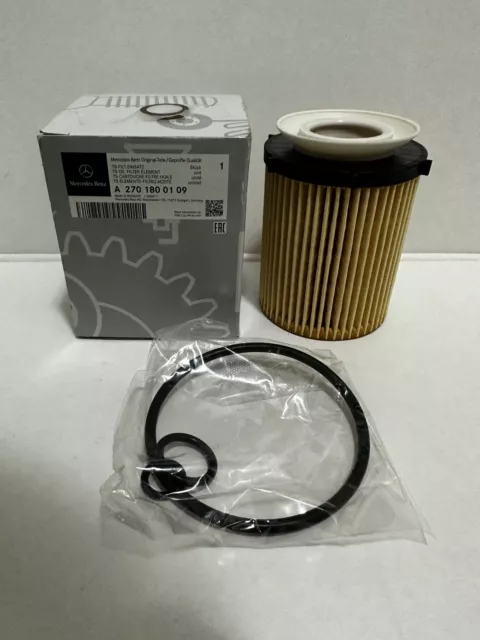 Genuine 2701800109 Mercedes Benz Engine Oil Filter A C CLA GLA GLB GLC GLE