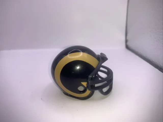 NFL St Louis Los Angeles LA Rams Mini Gumball Vending Helmet 2012 Riddell