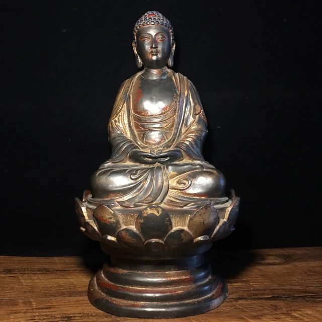 Chinese Exquisite Handmade Buddha Bronze Statue