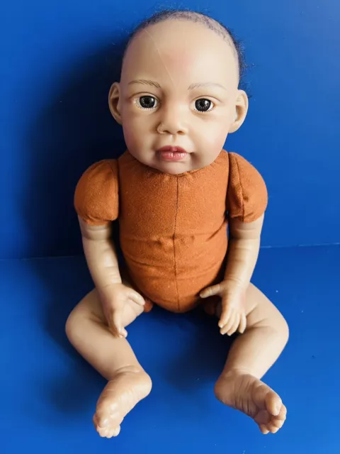 Paradise Galleries  African American Baby  Lifelike Doll  20”