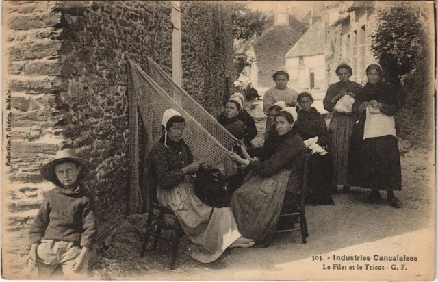 CPA Cancale Le Filet et le Tricot (1236391)