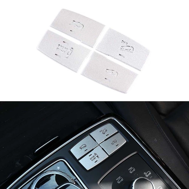 Aluminium Suspension Réglage Bouton Stickers Kits Pour Benz Gl ML 12-2016