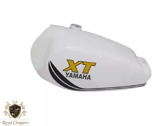 Yamaha XT 250 3Y3 4Y1 Weiß Benzin Tank 1980-1990 Fit Für