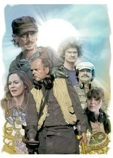 The Detectorists exclusive A3 Artprint drawn by jason fletcher