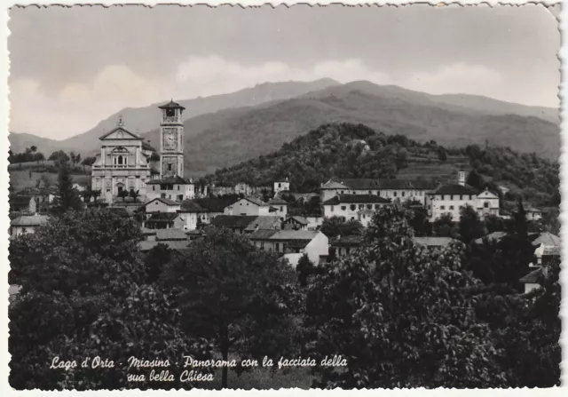 Miasino - Lago D'orta - Novara - Panorama - Viagg. 1955 -97181-