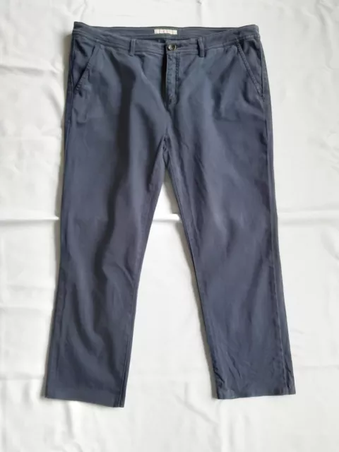 Esprit Navy Blue Straight Leg Crop Ankle Pants Size 14 Casual