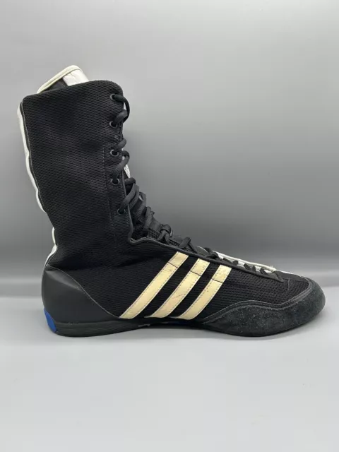 Adidas Pro Boxing Boots Adistar - 553314 - Uk11 Eu46 - Black/Silver - Mens 3