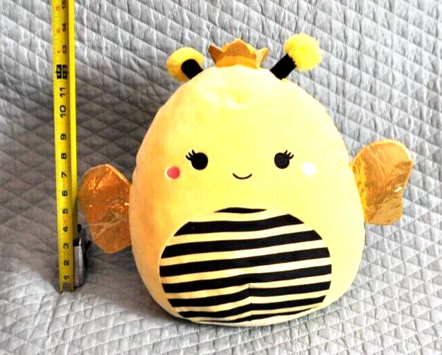 SQUISHMALLOWS QUEEN Bee 12" Kellytoy Official Plush Toy Clean