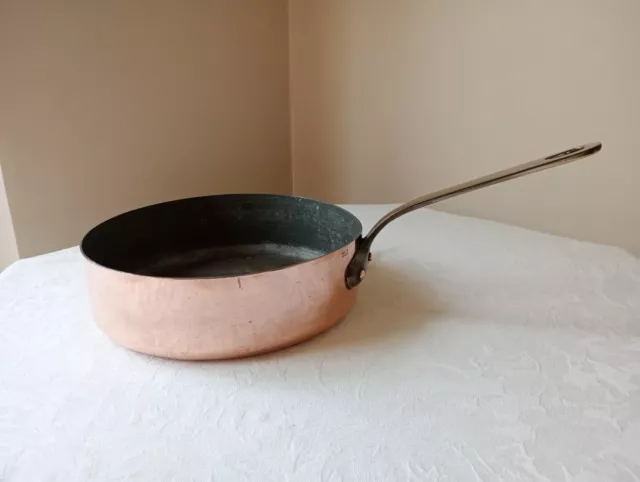 Antique Vintage Copper Saucepan