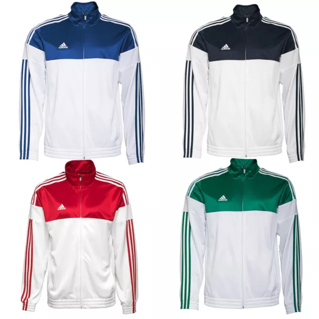 Adidas Hombre 3S Ess Warm Up Chaqueta Deportiva Sport de Deporte Blanco S-4XL