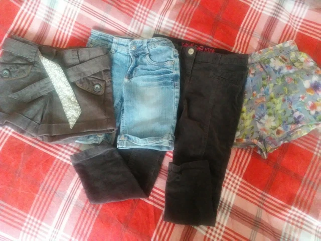 girls Shorts Trousers Bundle Next  Monsoon Age 4-5years