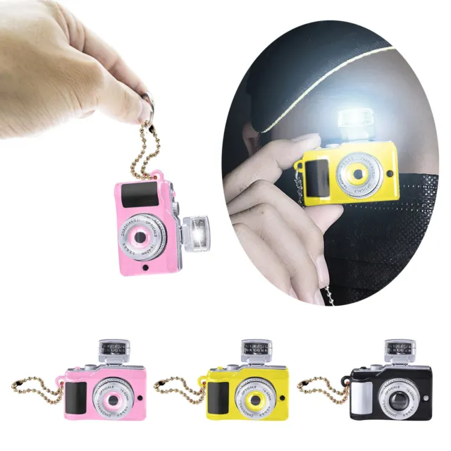 Small Camera LED Light Luminous Key Chain Camera Key Chain Pendant Creative US