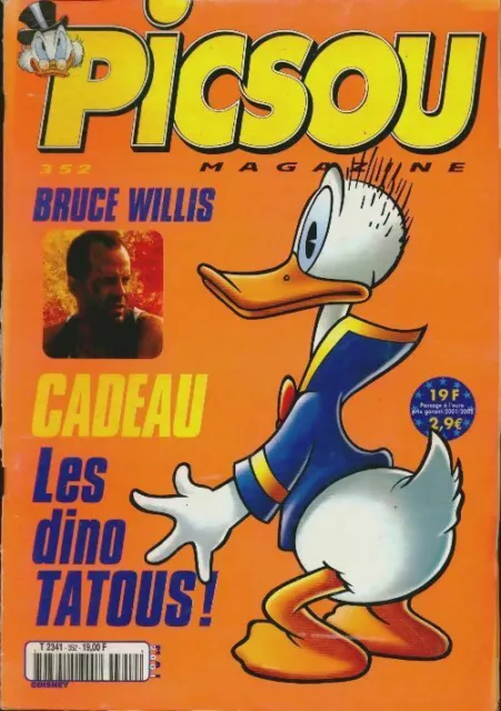 3094011 - Picsou magazine n°352 : Bruce Willis - Disney