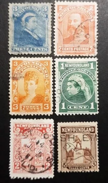 New Foundland Neufundland gestempelte Briefmarken , used stamps