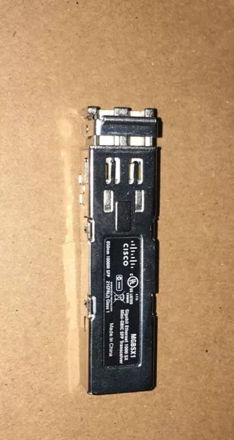 Cisco MGBSX1 Gigabit Ethernet SFP Transceiver 1000BASE-LX SFP Transceiver