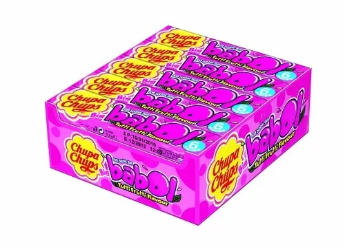 Chupa Chups Big Babol Tutti Frutti, 20er Pack (20 x 27.6 g)-