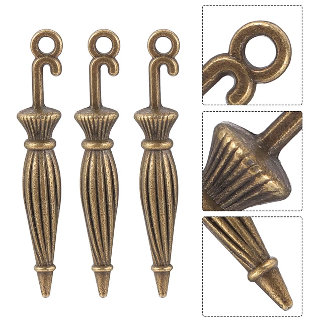 50 Stück Regenschirm Anhänger Legierung Anhänger Charms DIY Schmuck Handwerk
