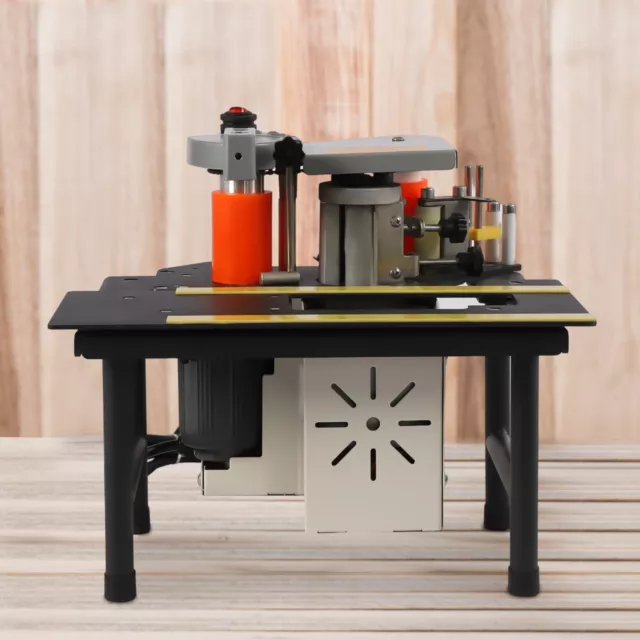 110V Woodworking Edge Bander Banding Machine Curve Straight Edge Banding Machine
