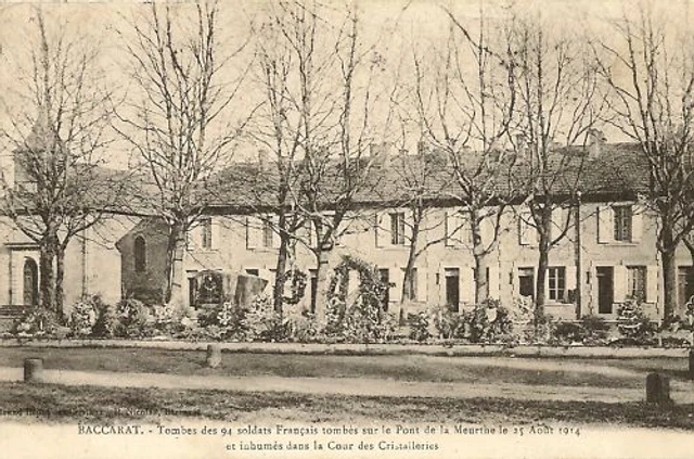 Cpa Baccarat Graves French Soldiers Bridge Of Murder
