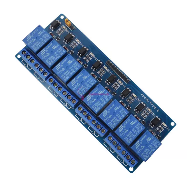 12V 8 Channel Relay Module With Optocoupler for Arduino  2560 ARM PIC AVR