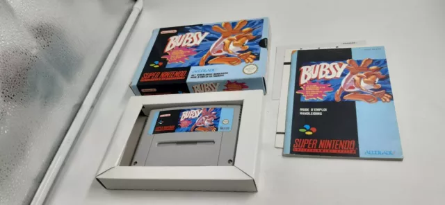 Jeu Super Nintendo SNES Bubsy complet