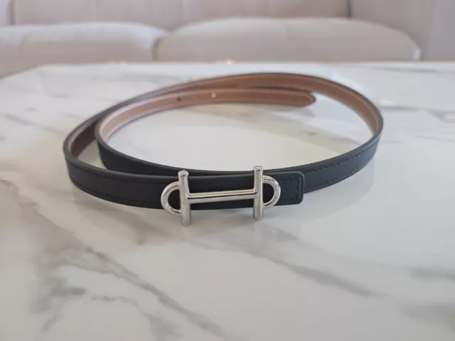 Flot belt buckle & Reversible leather strap 24 mm