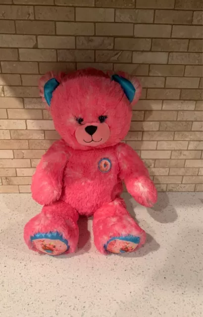 Build a Bear Hot Pink Donut Bear ~ with sound -B16