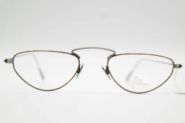 Vintage Filou Mod. 7007 Lesebrille 48[]18 145 bunt grau oval Brille NOS