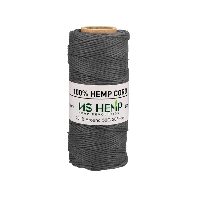 NS HEMP&#12305;100% Sustainable Hemp Cord Spool for Jewelry Making Bracelets Nec