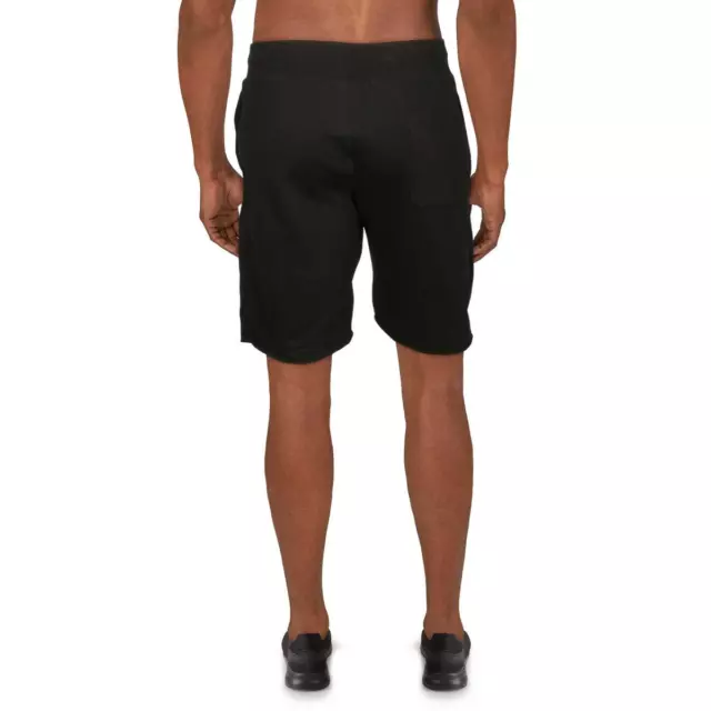 CHAMPION MENS BLACK Fleece Cut-Off Sweat Shorts Athletic L BHFO 8239 ...