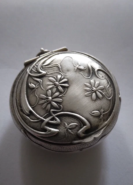 Pendentif Ancien En Argent Massif 925 - Style Art Déco Porte-Photo, Créateur, Occasion