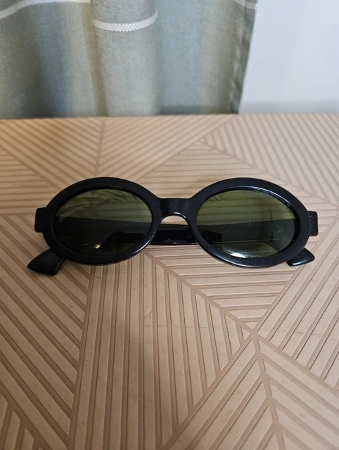 Vintage Cool-Ray Polaroid Oval Sunglasses Black 60s Neutral Polarized COOL-RAY POLAROID 145 SUNGLASSES VTG 1960 main image 4